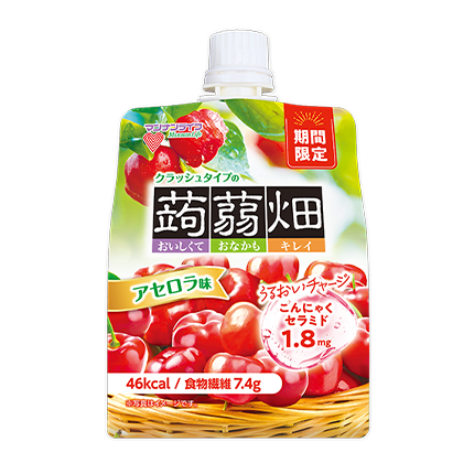 クラッシュタイプの蒟蒻畑 アセロラ味